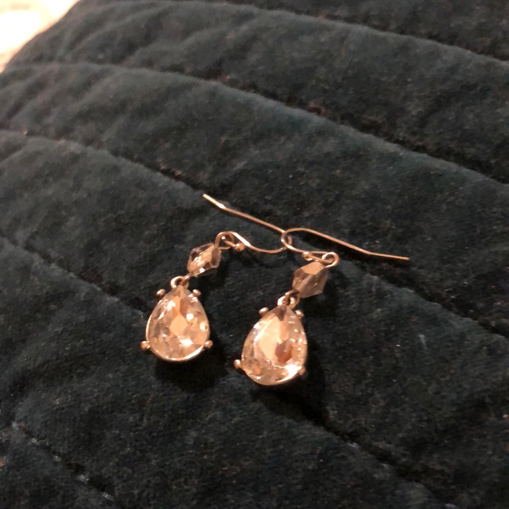 Crystal drop earrings